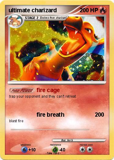 Pokemon ultimate charizard