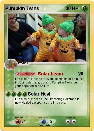 Pokemon Pumpkin Twins