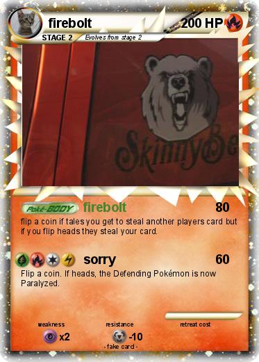 Pokemon firebolt