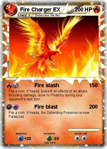 Pokemon Fire Charger EX