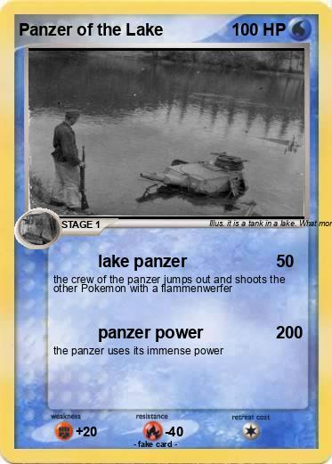 Pokemon Panzer of the Lake