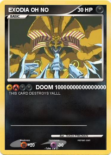 Pokemon EXODIA OH NO