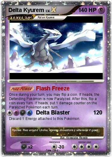 Pokemon Delta Kyurem