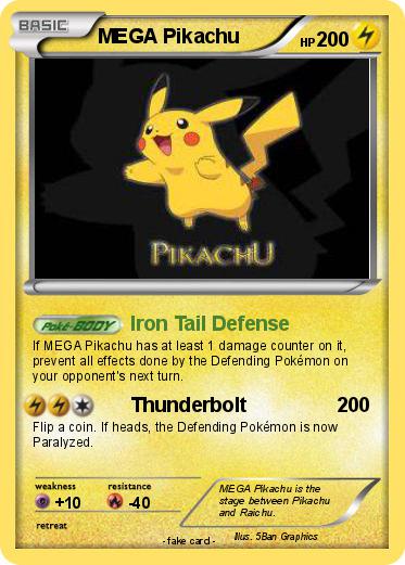 Pokemon MEGA Pikachu