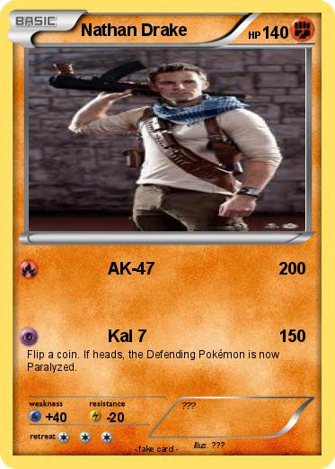 Pokemon Nathan Drake