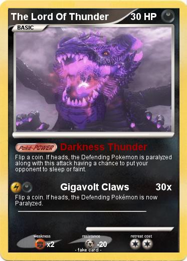 Pokemon The Lord Of Thunder