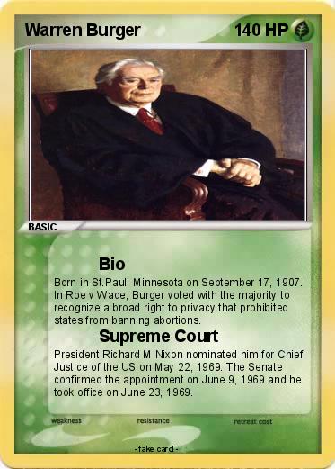 Pokemon Warren Burger