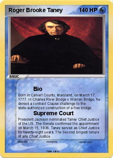 Pokemon Roger Brooke Taney