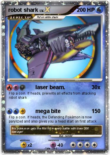 Pokemon robot shark