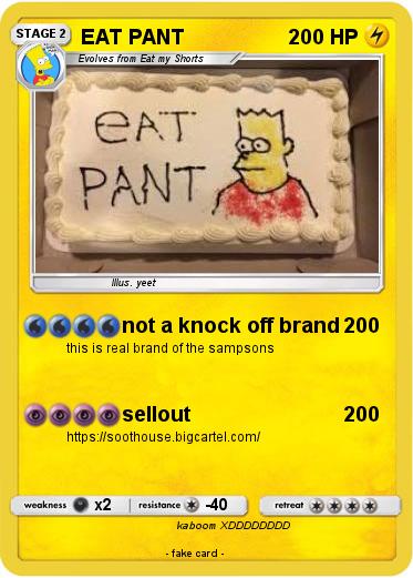 Pokemon EAT PANT