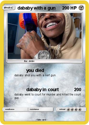 Pokemon dababy with a gun