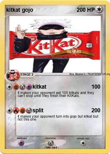 Pokemon kitkat gojo