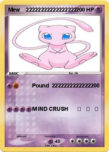Pokemon Mew    22222222222222222