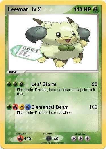 Pokemon Leevoat   lv X
