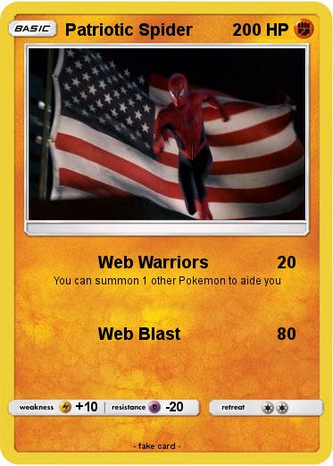 Pokemon Patriotic Spider