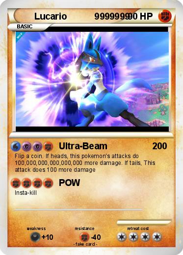 Pokemon Lucario           9999999