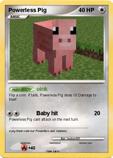 Pokemon Powerless Pig