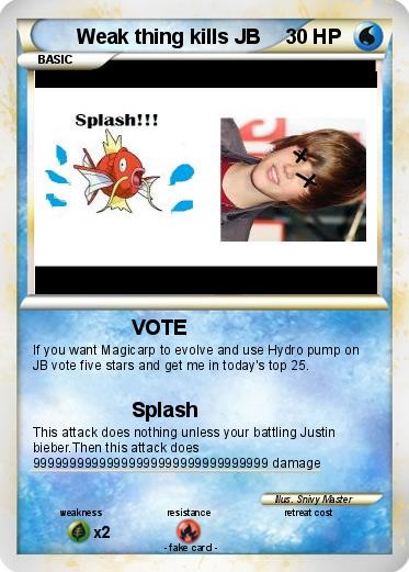 Pokemon Weak thing kills JB