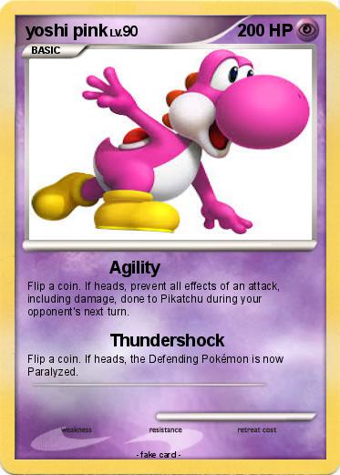 Pokemon yoshi pink