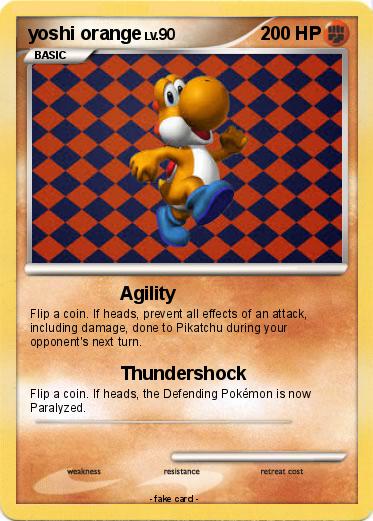 Pokemon yoshi orange