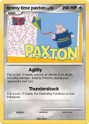 Pokemon timmy time paxton