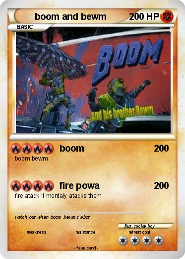 Pokemon boom and bewm
