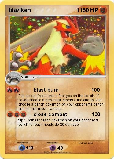 Pokemon blaziken                             1