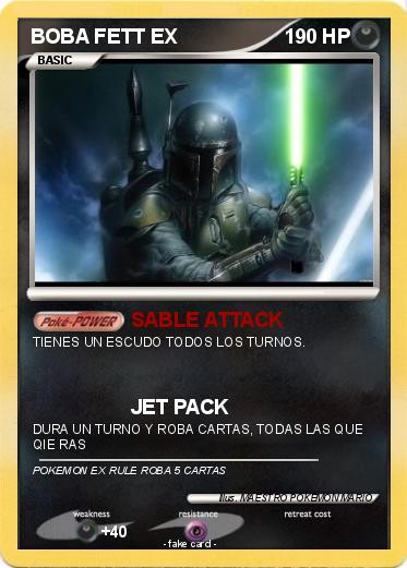 Pokemon BOBA FETT EX