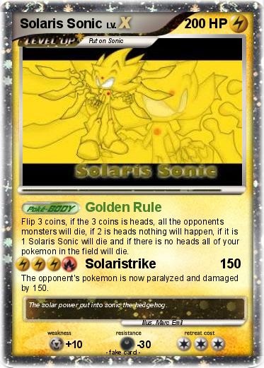 Pokemon Solaris Sonic