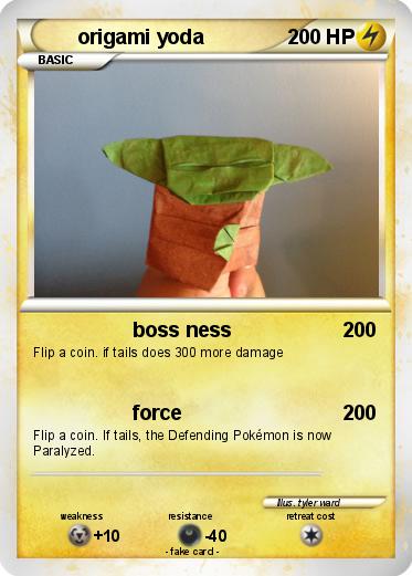 Pokemon origami yoda