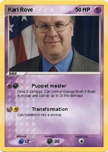 Pokemon Karl Rove