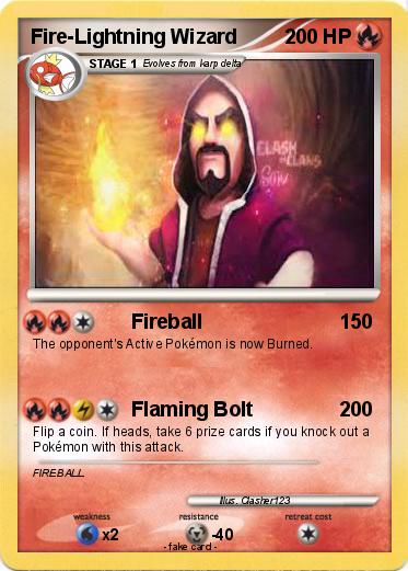 Pokemon Fire-Lightning Wizard Pokemon Fire-Lightning Wizard