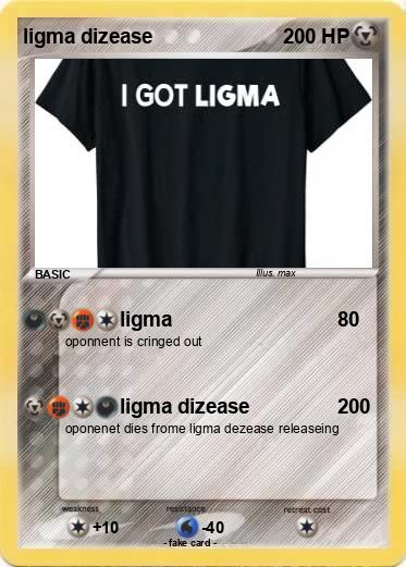 Pokemon ligma dizease
