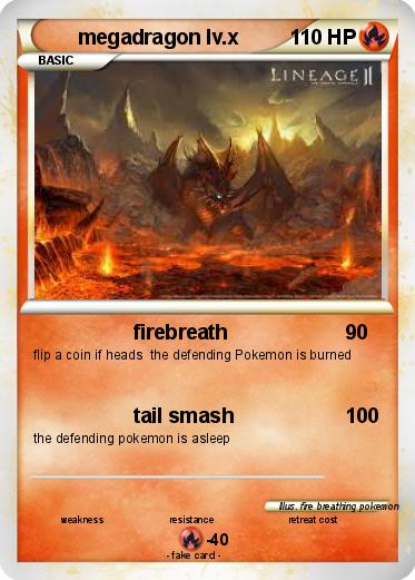 Pokemon megadragon lv.x
