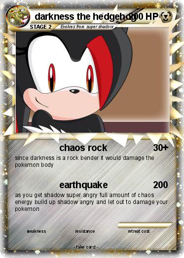 Pokemon darkness the hedgehog