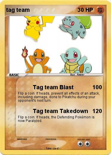 Pokemon tag team