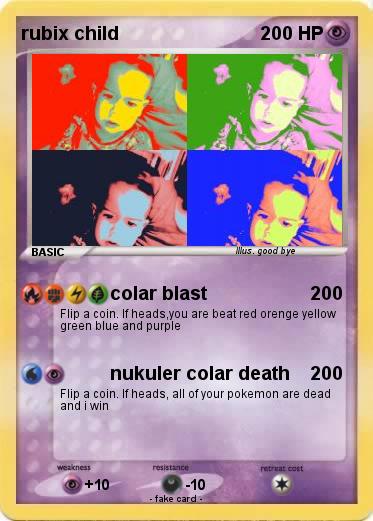Pokemon rubix child