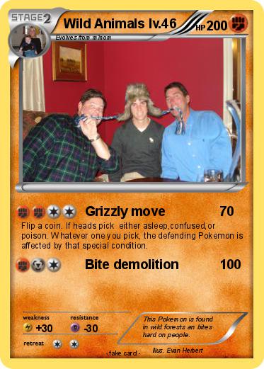 Pokemon Wild Animals lv.46