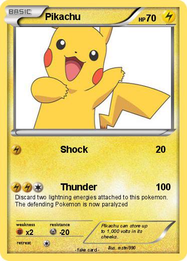 Pokemon Pikachu