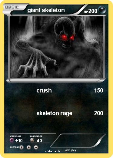 Pokemon giant skeleton