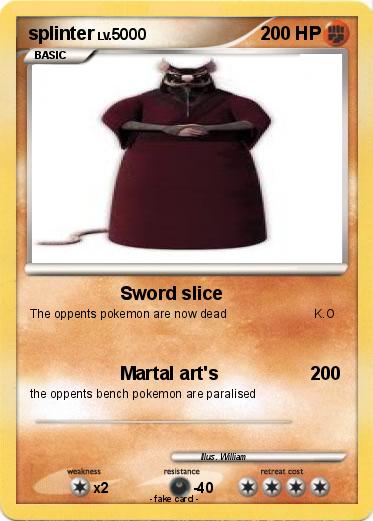 Pokemon splinter
