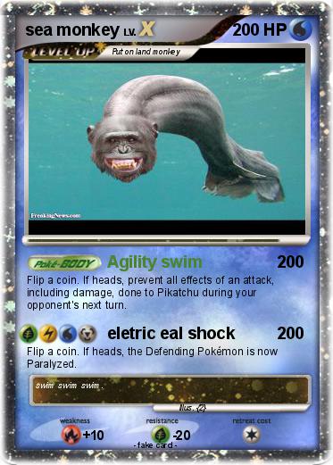 Pokemon sea monkey