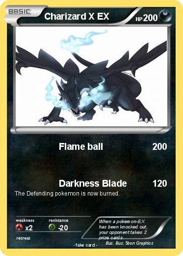 Pokemon Charizard X EX