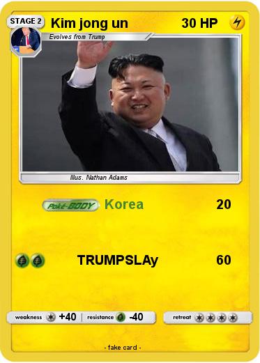 Pokemon Kim jong un