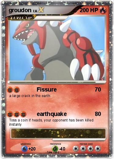 Pokemon groudon