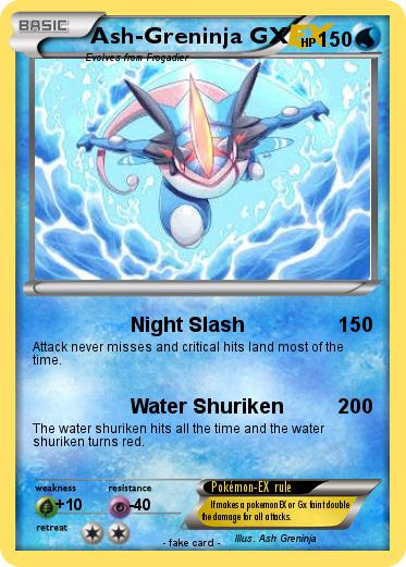 Pokemon Ash-Greninja GX