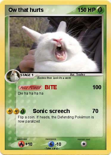 Pokemon Ow that hurts