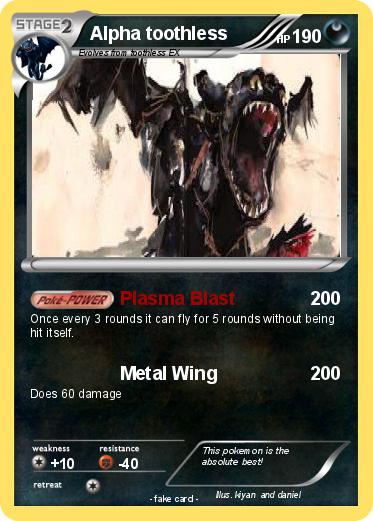 Pokemon Alpha toothless