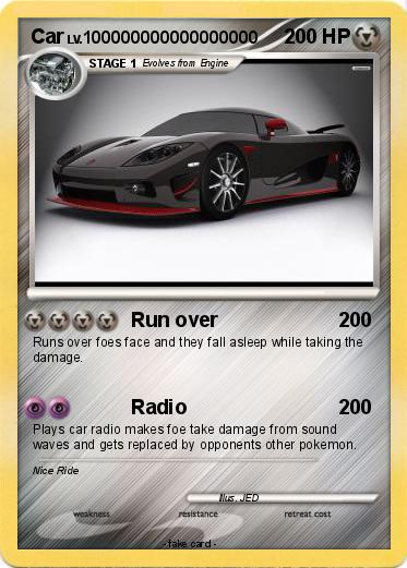 Pokemon Car