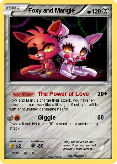 Pokemon Foxy and Mangle